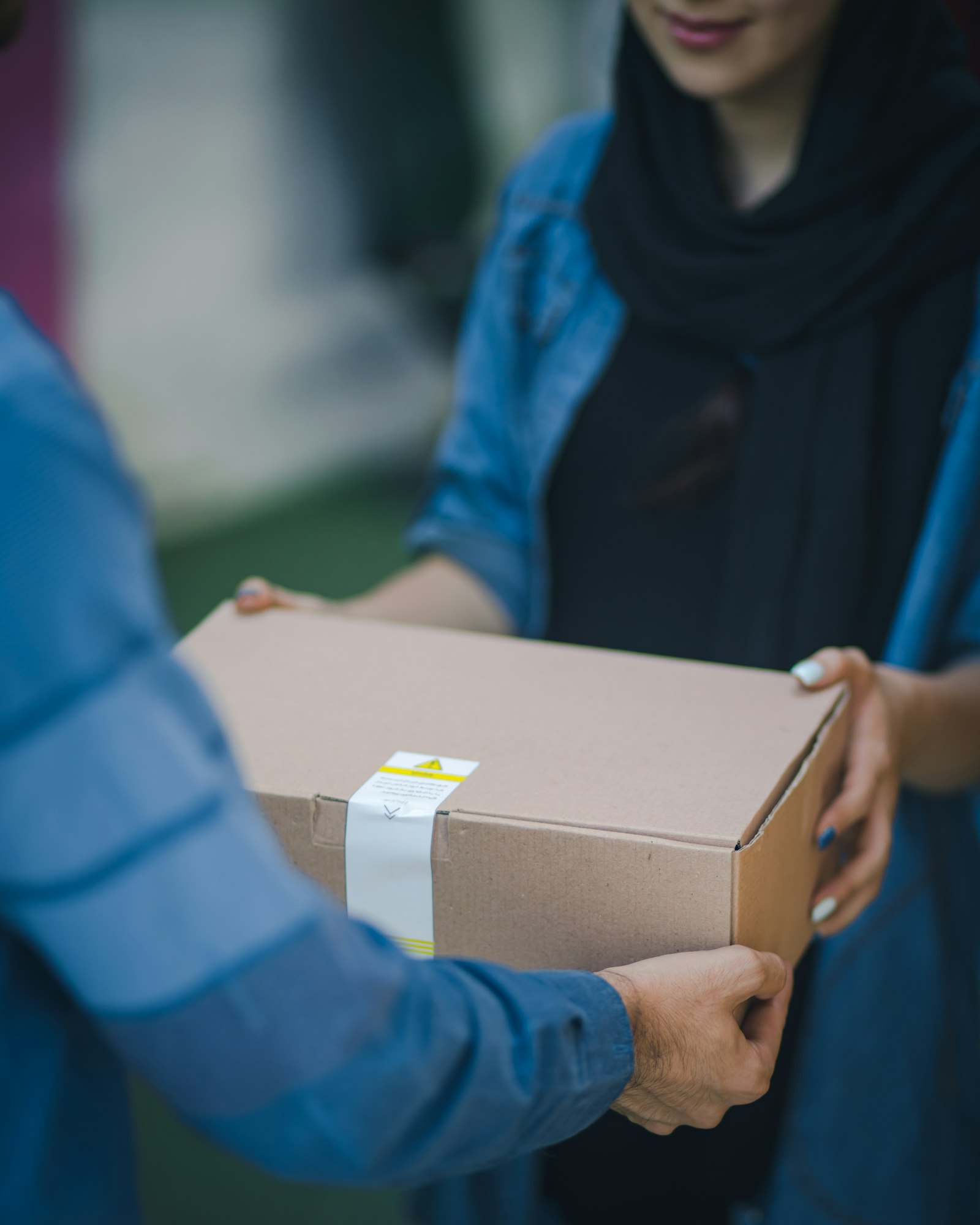 Packages prepared for shipment